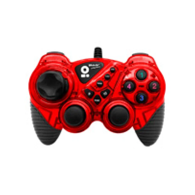 CONTROL PARA VIDEOJUEGOS RUMBLEPAD, ROJO