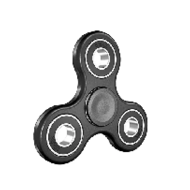 FIDGET SPINNER FINGER ANTIESTRES NEGRO