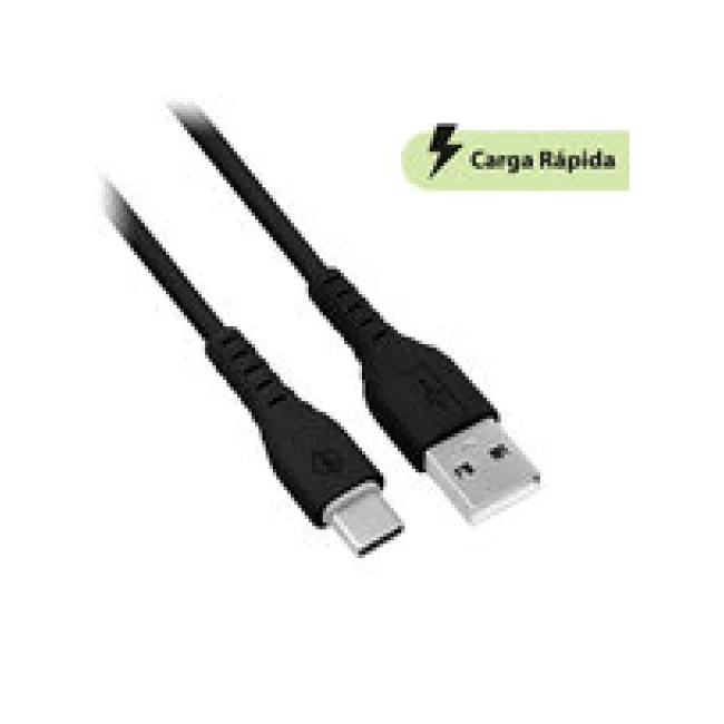 CABLE CARGA R&Aacute;PIDA USB V3.0 TIPO A-C NEGRO 2 m