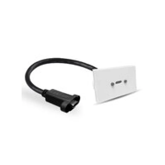 INSERTO L&iacute;NEA &Eacute;LITE USB TIPO C HEMBRA-HEMBRA PARA TAPAS ARMABLES