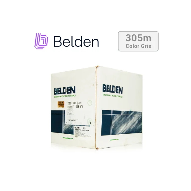 Belden 5302fe 008u1000 cable de audio 305 m Gris image 7