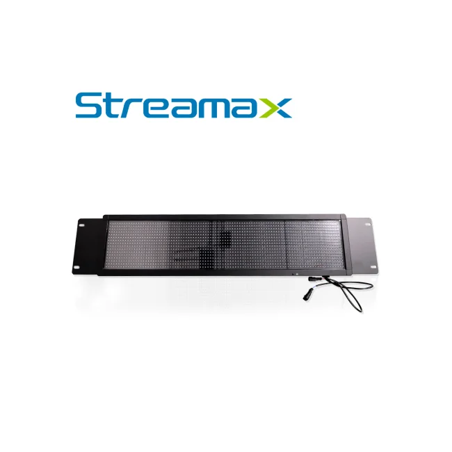 ANUNCIADOR DISPLAY STREAMAX ASIDE LED / 18-32 VCD / 84.8 X 22 X 5 CM / VISIBILIDAD 2-80M