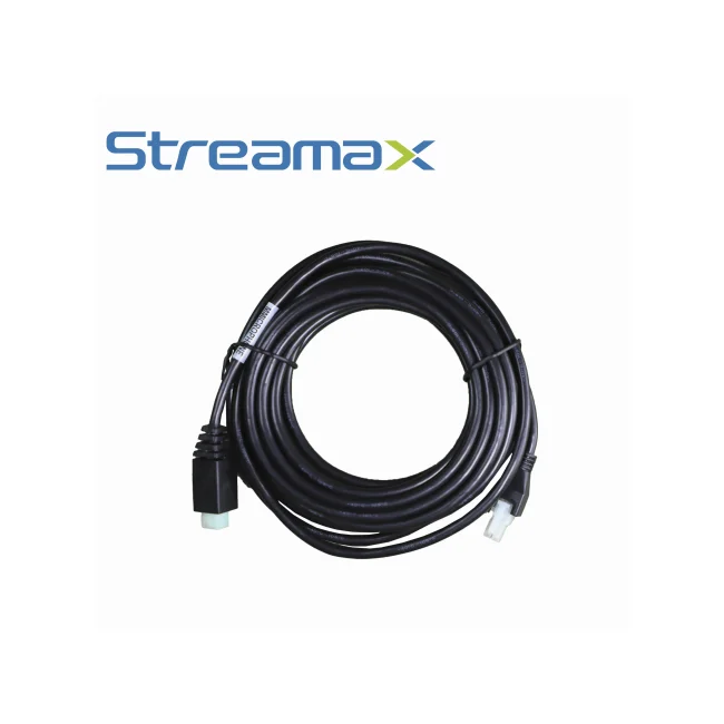 CABLE PARA MICROFONO STREAMAX MMICROPHONE / CONECTOR 5557 Y 5559-4PIN / 6 METROS / CABLE EXTENSOR DE MICROFONO PARA MA16MAX / COMUNICACION BIDIRECCIONAL / COMPATIBLE CON MA16MAX