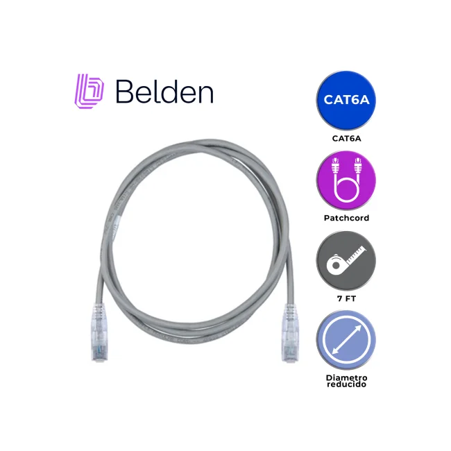 Belden CAD1108007 cable de red Gris 2.1 m Cat6a