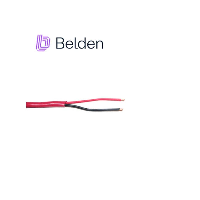 CABLE DE ALARMA CONTRA INCENDIOS BELDEN 5320UL 002U1000 / INTERIOR / ROJO / 2 CONDUCTORES / 18 AWG / SOLIDO / FORRO PVC / CMR - FPLR / EN CAJA / 1,000 PIES 305 METROS image 3