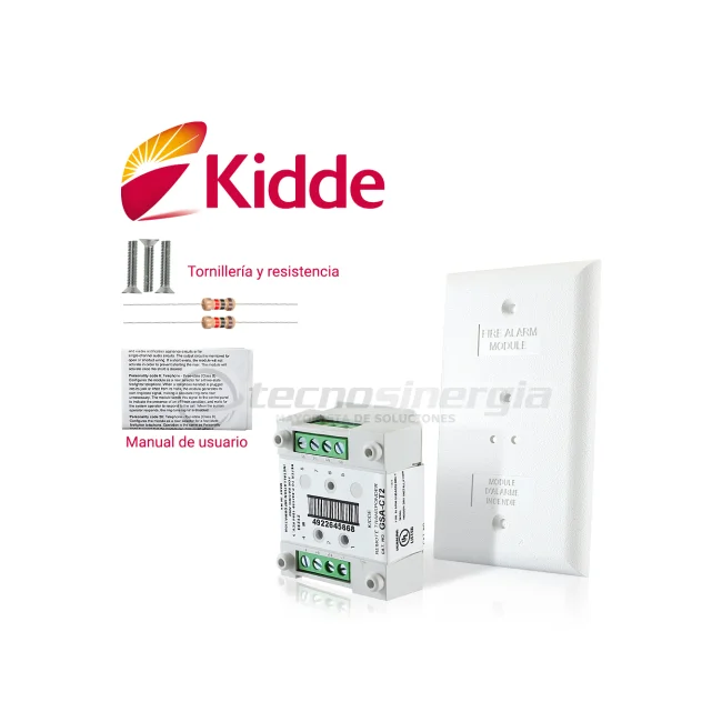 KIDDE F_GSACT2 - Módulo de Supervisión de Contacto Seco Doble image 9