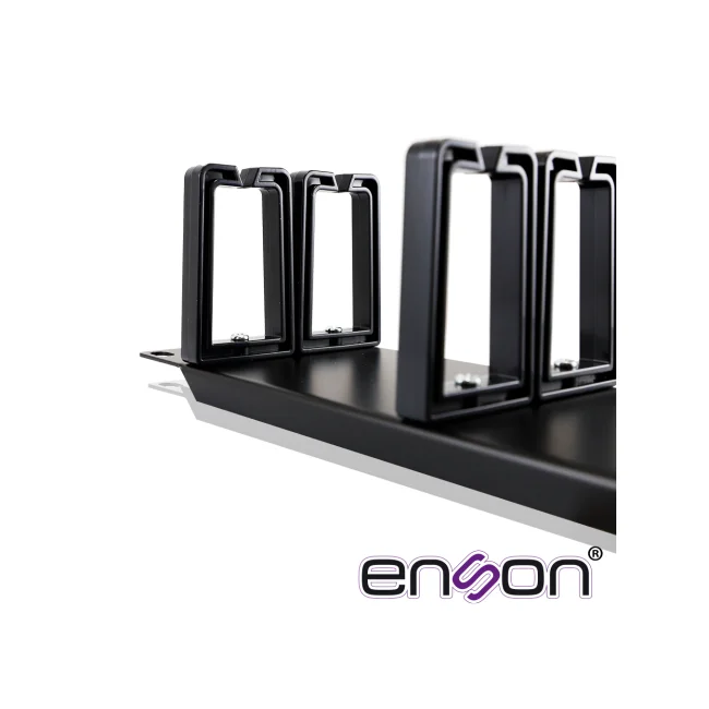 Enson ENS-CMR24 organizador de cables Estante Soporte para cables Negro 1 pieza(s) image 4