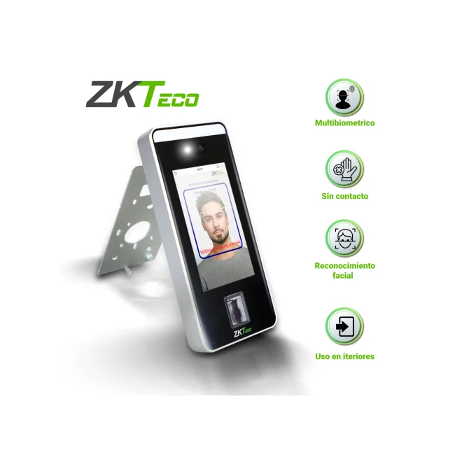 CONTROL DE ACCESO ZKTECO MODELO SPEEDFACE V5L / RECONOCIMIENTO FACIAL / ID Y HUELLAS / ACCESO AVANZADO / ASISTENCIA BASICO / PANTALLA 5 PULGADAS / 10,000 ROSTROS / 10,000 HUELLAS / 10,000 TARJETAS / 200,000 EVENTOS / REQUIERE LICENCIA ZKBIO CVSECURITY- BIOACCESS - BIOTIME PRO / CAMBIO DE MODO DE TRABAJO