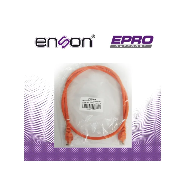 Enson P6009O cable de red Naranja 0.9 m Cat6 U/UTP (UTP) image 11