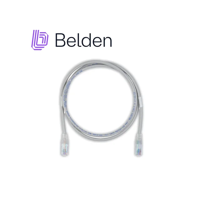 PATCH CORD DIAMETRO REDUCIDO UTP CAT6+ BELDEN C6D1109010 / INTERIOR / BLANCO / 4 PARES / 28 AWG / FORRO PVC / CMR / 10 PIES 3 METROS image 2