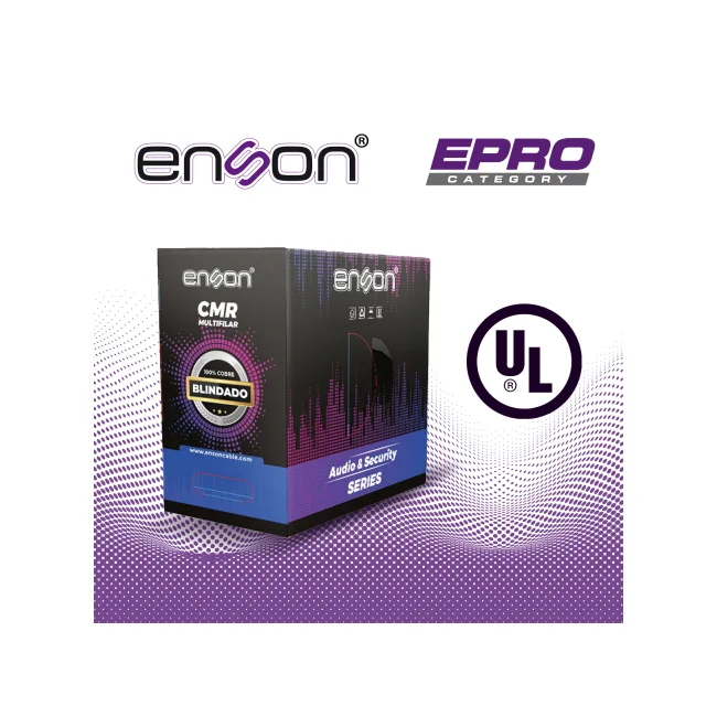 Enson EPRO-5300 cable de audio 305 m Negro, Rojo