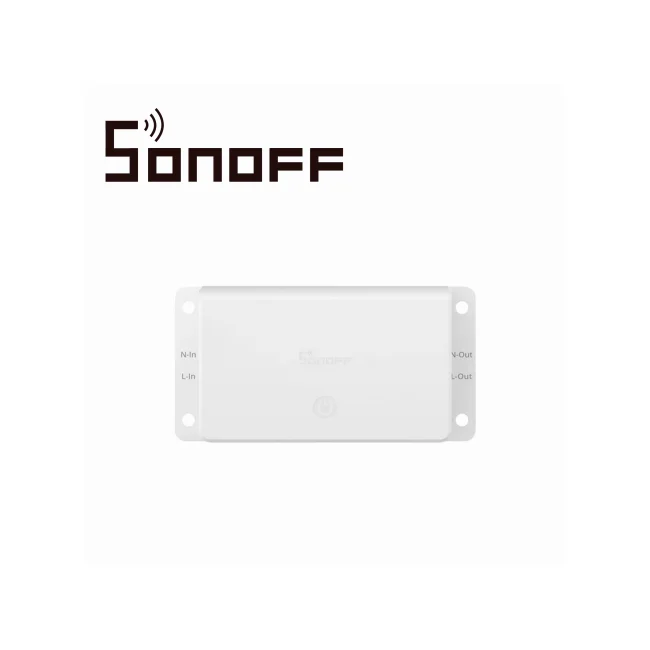 INTERRUPTOR ON/OFF  SONOFF  BASIC-1GS  INALAMBRICO / MATTER / WIFI  PARA  SOLUCIONES DE  SMART HOME/  COMPATIBLE  CON GOOGLE HOME / ALEXA / APPLE HOME / HOME ASSISTANT / HASTA 10 AMP