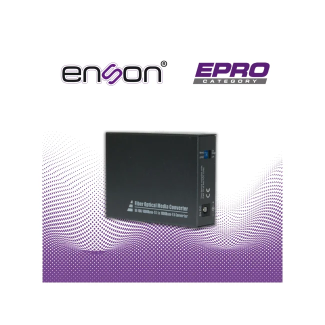 Enson ENS-MC100SFP convertidor de red 1000 Mbit/s 1550 nm Multimodo, Modo único Negro image 7