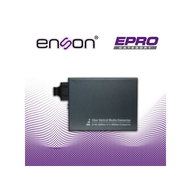 Enson ENS-MC100SC convertidor de red 1000 Mbit/s Multimodo, Modo único Negro image 7