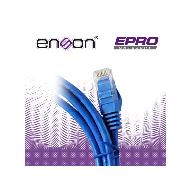 PATCHCORD UTP ENSON P6A009 CAT6A 90CM AZUL SERIE EPRO 100-II 100 POR CIENTO COBRE PARA MEJOR IDENTIFICACION DE SOLUCIONES EN RACKS Y GABINETES image 6