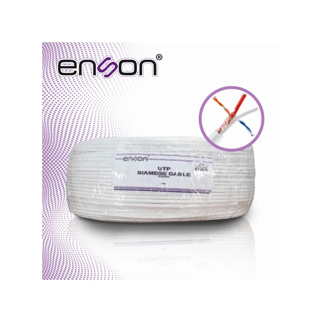 Enson 51101W500 cable de red Blanco 500 m Cat5e U/UTP (UTP)