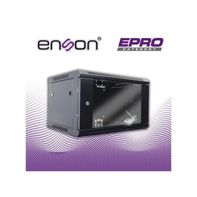Enson ENS-RKGB6U armario rack 6U Rack o bastidor independiente Negro