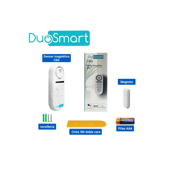 DuoSmart C60 sensor de puertas/ventanas Inalámbrico Blanco image 8