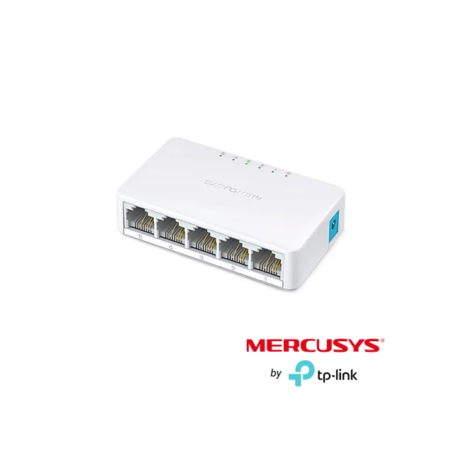 Mercusys MS105 dispositivo de redes No administrado Fast Ethernet (10/100) Blanco image 3