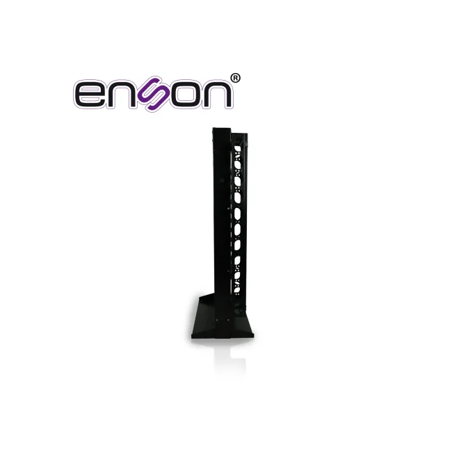 RACK VERTICAL ENSON ENS-RACK25UO DE 25UR DOS POSTES ORGANIZADOR VERTICAL INCUIDO EMPOTRABLE IDEAL PARA MONTAJE DE EQUIPOS DE RED Y CABLEADO ESTRUCTURADO, COMPATIBLE CON TODOS LOS ACCESORIOS DE RACKS Y GABINETES ENSON image 3