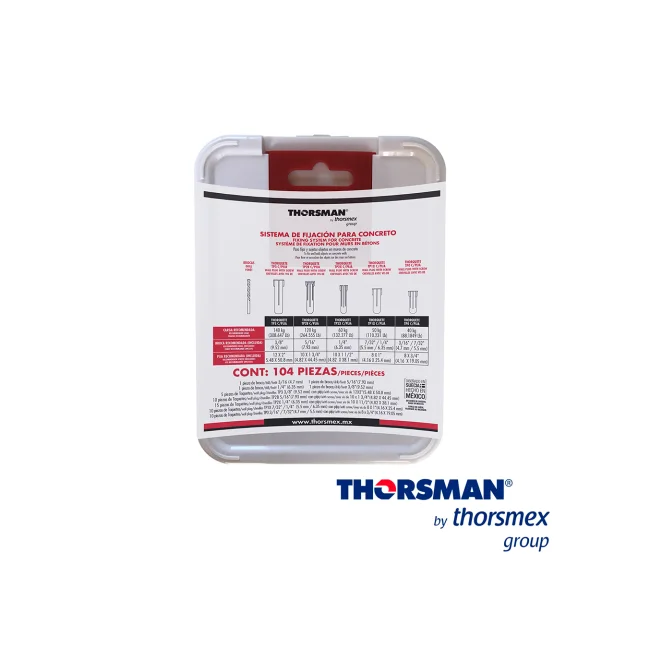 SISTEMA DE FIJACION THORSMAN MODELO 3701-02000  PARA CONCRETO image 3
