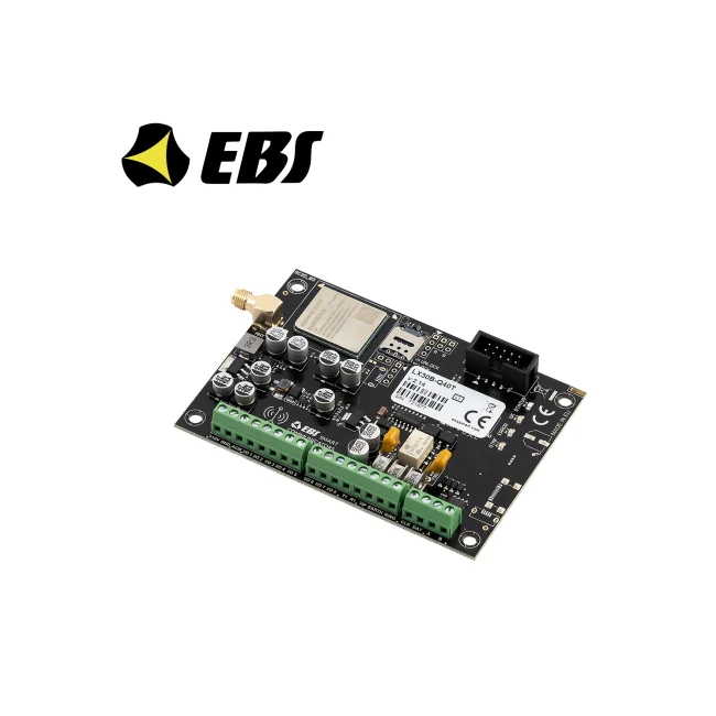 COMUNICADOR UNIVERSAL CON RESPALDO DE LINEA TELEFONICA PARA PANELES DE ALARMA EN FORMATO CONTACT ID O SIA. MARCA EBS, MODELO LX30B, 8 PUERTOS PARA USAR COMO ENTRADAS O SALIDAS OPERA DESDE 2G A 4G. CON BUS DE DATOS COMPATIBLE CON DSC, PARADOX Y RESIDEO. INCLUYE APP MOVIL SIN COSTO.