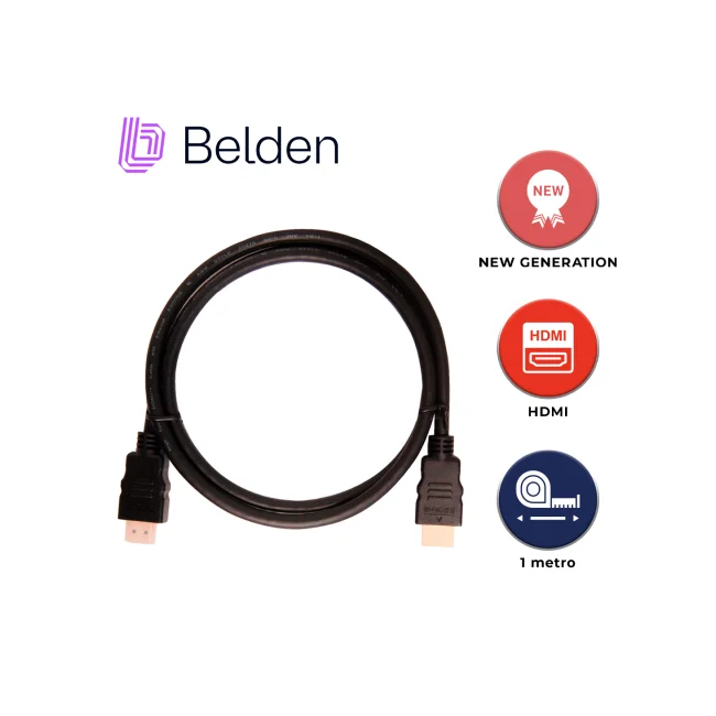 Belden HDE001MB cable HDMI 1 m HDMI Tipo A (Estándar) Negro image 8