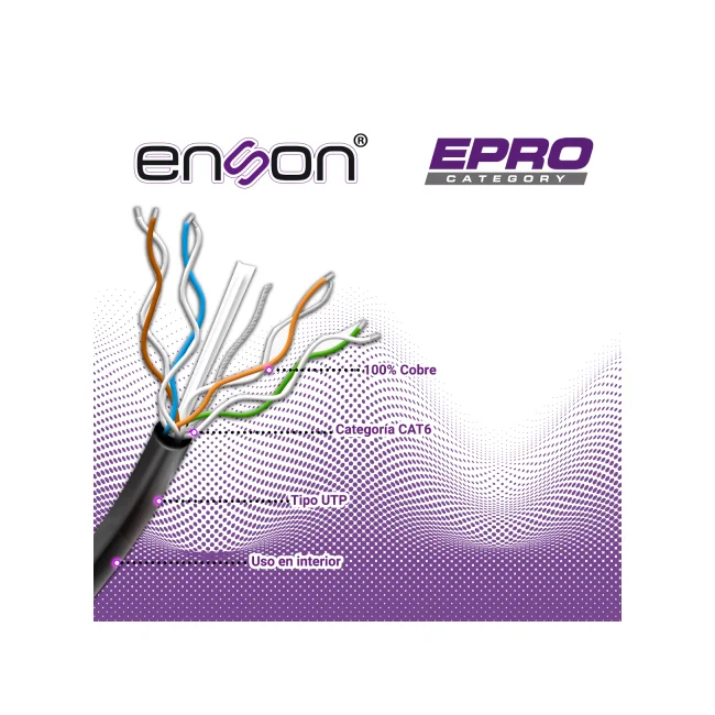 Enson EPRO-CAT6 cable de red Gris 305 m U/UTP (UTP) image 12
