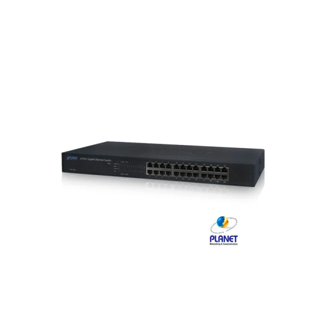 PLANET GSW-2401 dispositivo de redes No administrado Gigabit Ethernet (10/100/1000) 1U Azul
