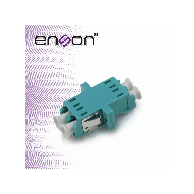 CONECTOR MODULAR DE FIBRA OPTICA ENSON ENS-LCUPC-OM3 CONECTOR DUPLEX LC-UPC OM3