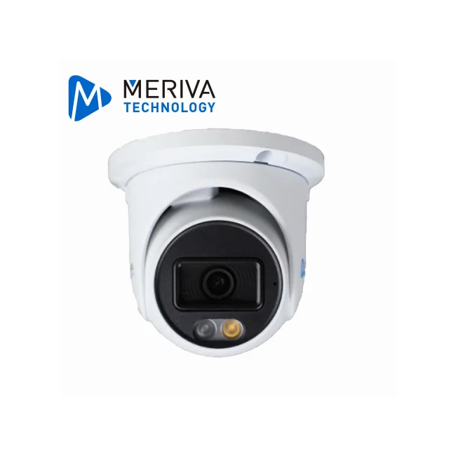 CAMARA IP TURRET MERIVA TECHNOLOGY MTD-808D / 8MP / H.265+ / 2.8MM / ILUMINACION DUAL (20-30M IR / LUZ CALIDA) / IP67 / METALICA / 12 VCD / POE / SOPORTA MICRO SD HASTA 256 GB (NO INCLUIDA) / 1 ENTRADA DE AUDIO / MICROFONO INTEGRADO / MIA 2.0 / ONVIF / DETECCION DE PERSONA-VEHICULO-MOTOCICLETA