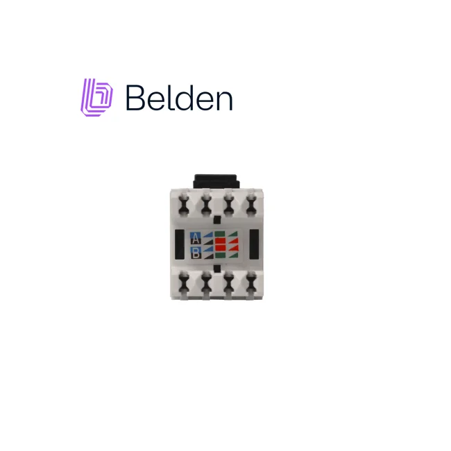 Belden GigaFlex PS6+ Module, Keystone-Style - T568A/B, Black image 7