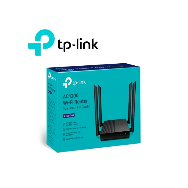 TP-Link Archer C64 router inalámbrico Gigabit Ethernet Doble banda (2,4 GHz / 5 GHz) Negro image 16