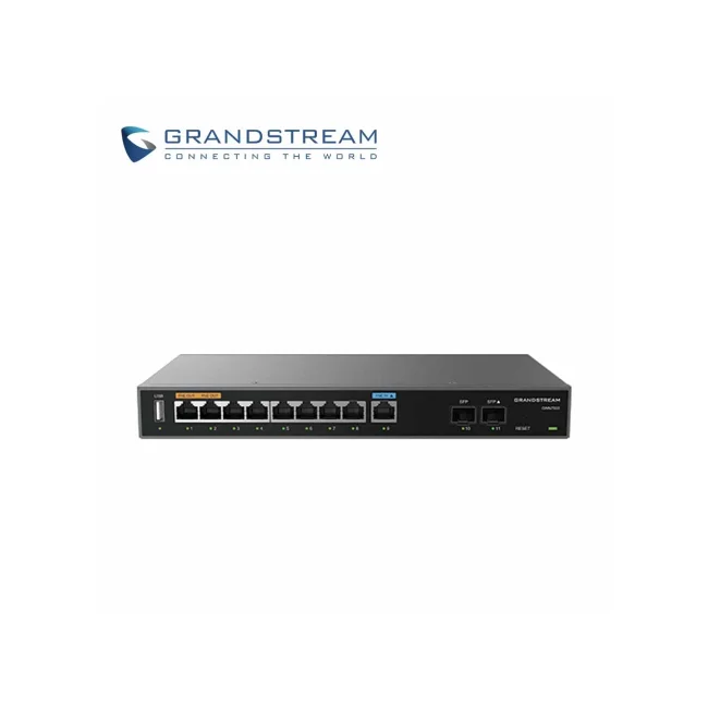 Grandstream Networks GWN7003 router inalámbrico Gigabit Ethernet Doble banda (2,4 GHz / 5 GHz) Negro