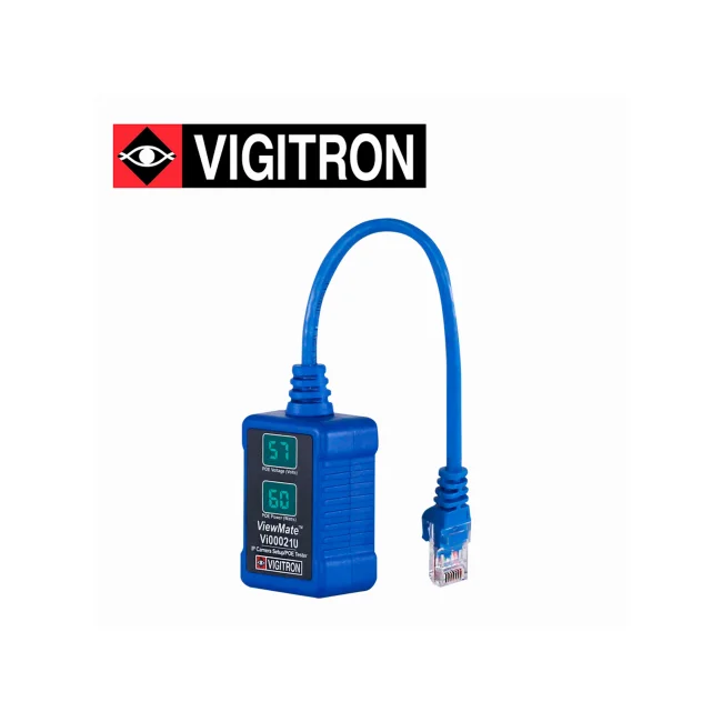 TESTER POE AF/AT/BT VIGITRON VI00021U / DISPLAY LED VOLTAJE 2 DIGITOS / DISPLAY LED POE 2 DIGITOS / COMPATIBLE POE HASTA 90W