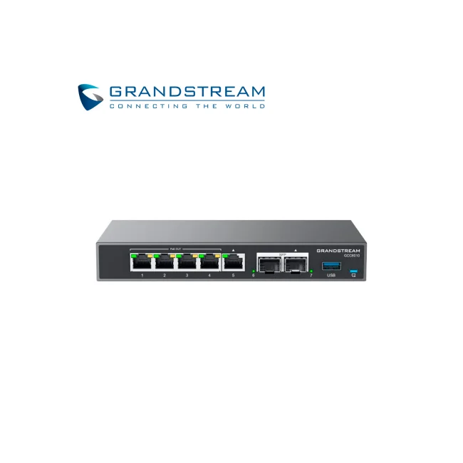GCC6010, Dispositivo 4 en 1, Conmutador IP, Firewall, Ruteador VPN y Switch, 5xGigaEth, 4xPoE, 2xSFP y 1 USB image 2