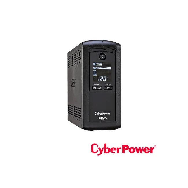 CyberPower LCD CP850AVRLCDA sistema de alimentación ininterrumpida (UPS) Línea interactiva 0.85 kVA 510 W 9 salidas AC