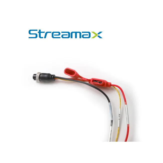 CABLE DE ALIMENTACION STREAMAX MDVR-SOURCE / CONECTOR DIN 9 PINES / ALIMENTACION DE MDVRS / CUENTA CON FUSIBLES DE PROTECCION CONTRA DESCARGAS ELECTRICAS / COMPATIBLE CON MDVRS SERIE M1N 2.0 Y MX3NPRO image 3