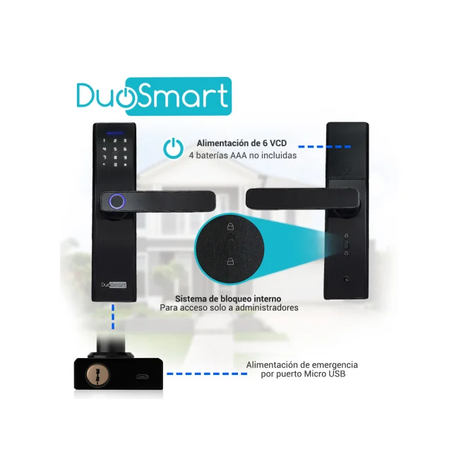 DuoSmart F20 cerradura inteligente Seguro de puerta inteligente image 9