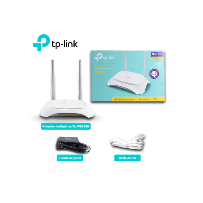 TP-Link TL-WR840N router inalámbrico Ethernet rápido Banda única (2,4 GHz) Gris, Blanco image 17