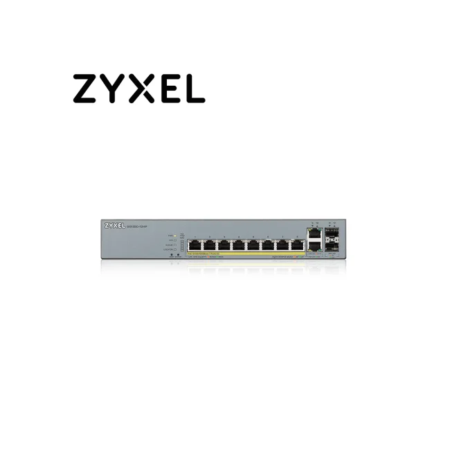 SWITCH POE GIGABIT 8PTOS+2UPLINK ENTERPRISE NEBULA ZYXEL GS1350-12HP 10 PUERTOS RJ45 10/100/1000MBPS POE+ AF/AT + 2 PUERTOS SFP 1000MBPS ADMINISTRABLE L2 TOTAL 130W image 3