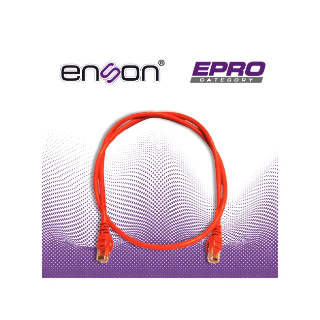 Enson P6009O cable de red Naranja 0.9 m Cat6 U/UTP (UTP) image 2