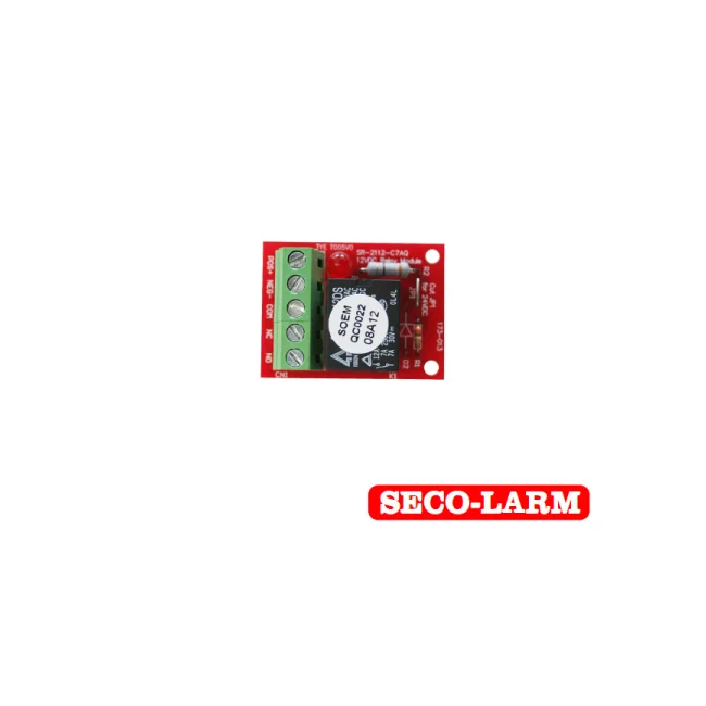 RELEVADOR MINI SR-2112-C7AQ SECO-LARM 1 PIEZA OPERA CON 12VCD 35mA / 24VCD 40MA SOPORTA HASTA 40AMP