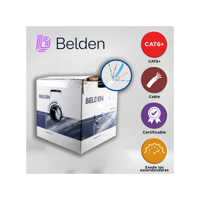 Belden 2412 009A1000 cable de red Blanco 305 m Cat6 U/UTP (UTP) image 9