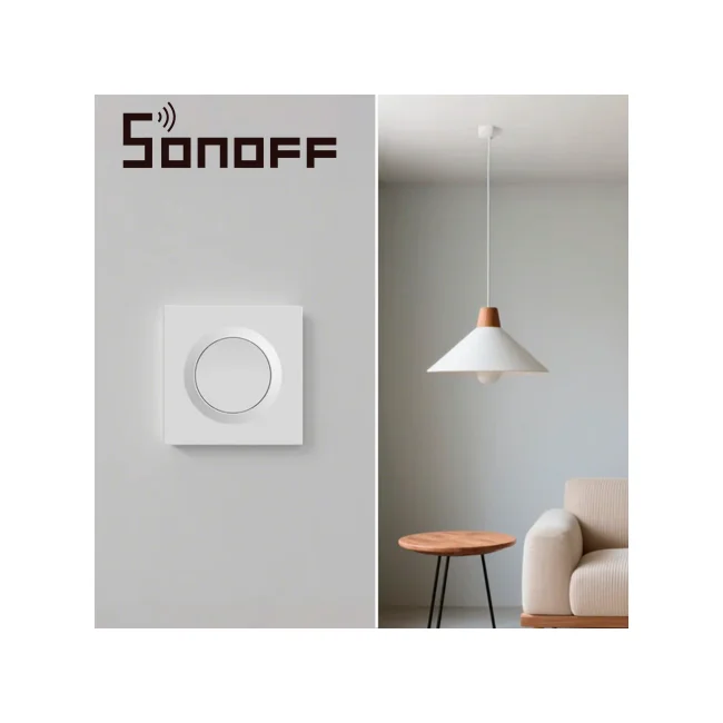 CAJA PARA INTERRUPTOR DE PARED DE UNA  UNIDAD  SONOFF E1GS/ SI REQUIERE NEUTRO PARA LA CONEXION /  COMPATIBLE  CON INTERRUPTORES MINI / SLOT PARA UN INTERRUPTOR image 3