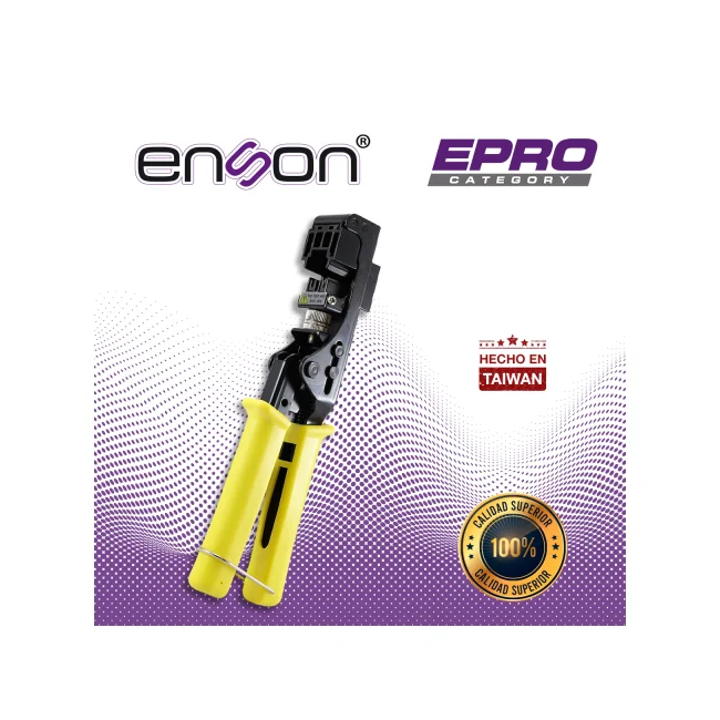 Enson EPRO-JACKTOOL ponchadora Herramienta pelacables Negro, Amarillo image 8