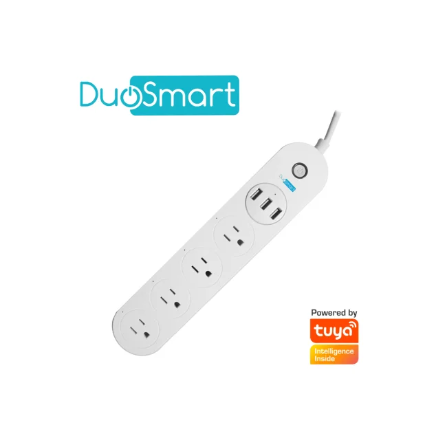 DuoSmart B50 regleta inteligente 4 salidas AC Blanco