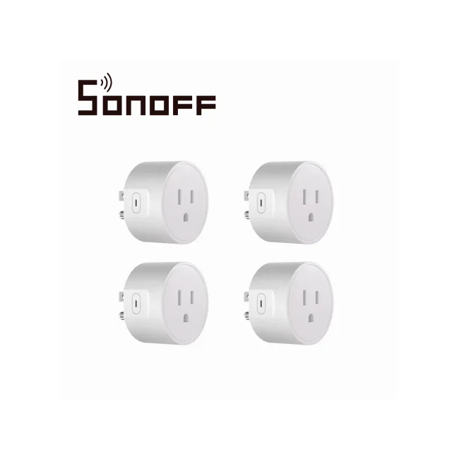 CONTACTO ON/OFF SONOFF S41STPB /PAQUETE DE 4 PIEZAS /MATTER/ WIFI/ SOLUCIONES SMART HOME / COMPATIBLE CON GOOGLE HOME/ ALEXA / APPLE HOME / HOME ASSISTANT