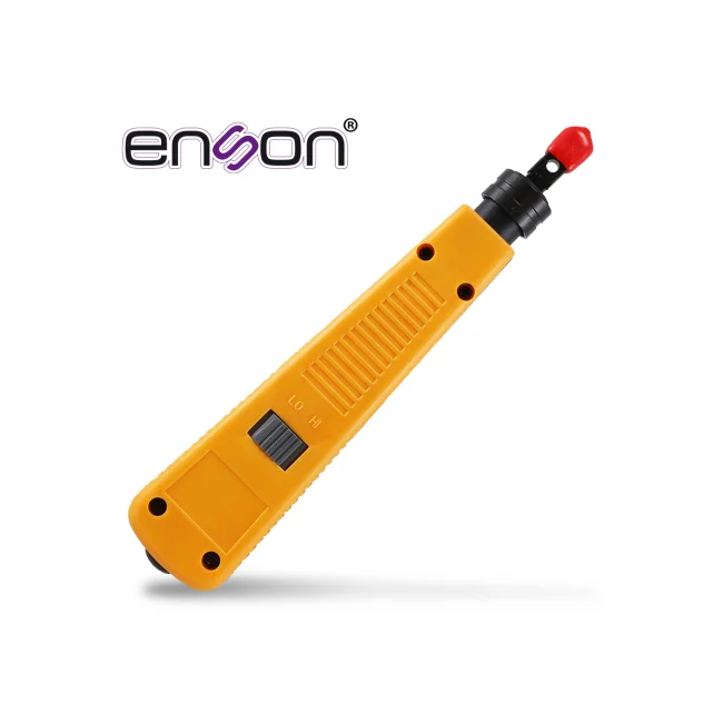 HERRAMIENTA DE IMPACTO ENSON ENS-TL057 DISEÑADO PARA CABLE UTP Y FTP CON CUCHILLA DOBLE 110 Y 66 Y AJUSTE DE FUERZA DE IMPACTO image 3