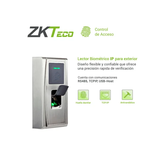 ZKSoftware MA300 lector de control de acceso Plata image 7